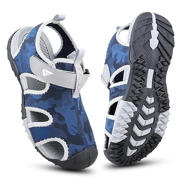 FUEL Fisherman Sandals for Men Comfortable, Flexible & Breathable Stylish Casual Sandals Protective Bump Toe Perfect Outdoor Beach Anti-Skid Sports Footwear For Gents