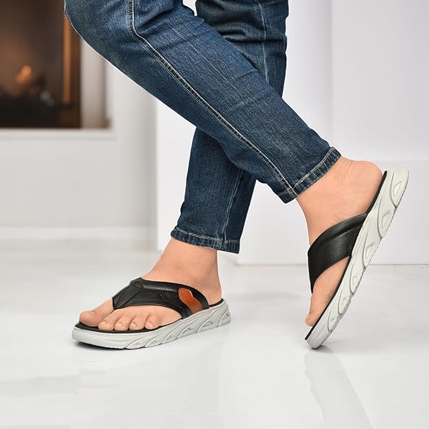 HEALTH FIT Super Soft Ortho Care Bounce Back Anti-Skid Water Resistant Slippers